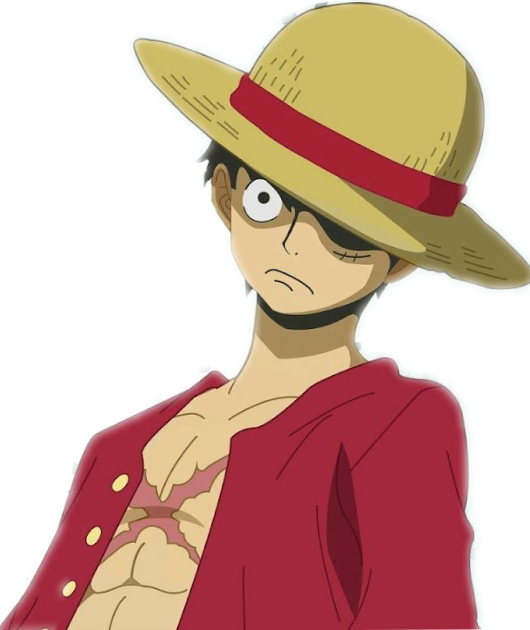 Menacing_luffy emote for Discord