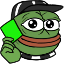 Pepe_CardGreen emote for Discord