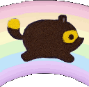 tanukirainbowrun emote for Discord
