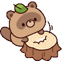 tanukibongotree emote for Discord