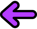 arrowpurple_left emote for Discord