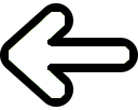 arrowwhite_left emote for Discord
