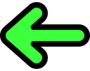 arrowgreen_left emote for Discord