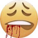 LipBiteBlood emote for Discord