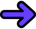 arrowblurple emote for Discord