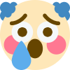 blushing_clown900 emote for Discord