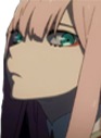 ZeroTwo_ScaryFace emote for Discord