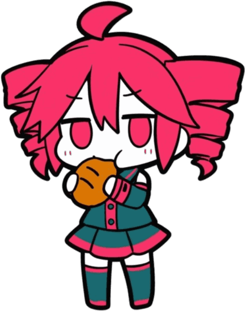 KasaneTetoeating emote for Discord