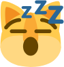 sleepycat emote for Discord