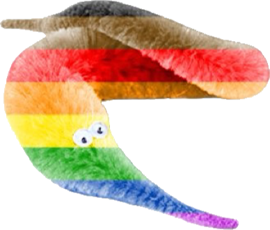 lgbtq_worm_on_string emote for Discord