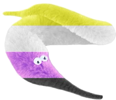 enby_worm_on_string emote for Discord