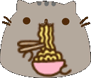 Pusheennoodles emote for Discord
