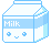 milk_blue emote for Discord