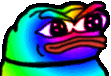 Rainbow_pepe_2 emote for Discord