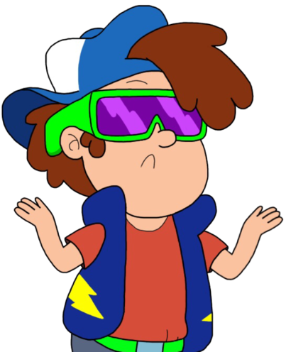 Dippy_shrug emote for Discord