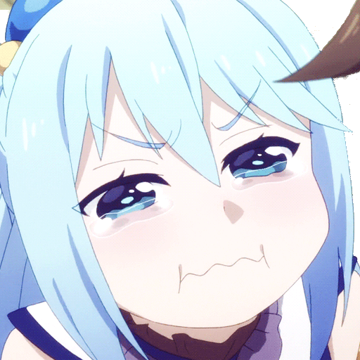 AquaPout emote for Discord
