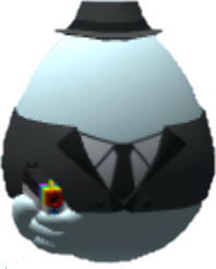 sharp_dressed_egg emote for Discord