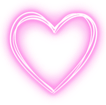 Neon_heart_emoji emote for Discord