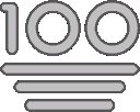 100 emote for Discord