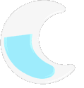 blue_crescent_moon emote for Discord
