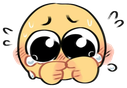 blob_shy emote for Discord
