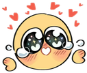 blob_loved emote for Discord