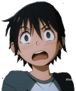 satoru_flushed emote for Discord