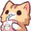 Cat_sip emote for Discord