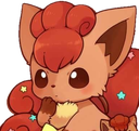 vulpix_think emote for Discord