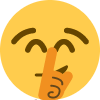 shhh_Hehe emote for Discord