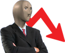 notstonks emote for Discord