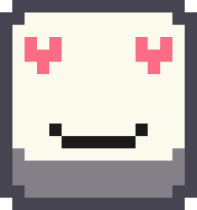 pixel_emoji_heart_eyes emote for Discord