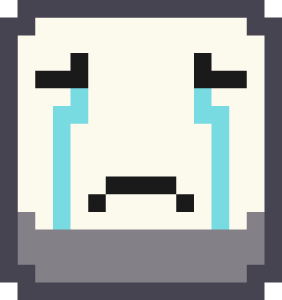 pixel_emoji_sob emote for Discord
