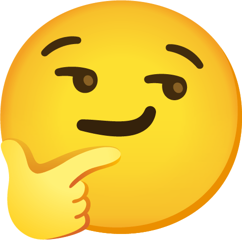 Smirk_think emote for Discord