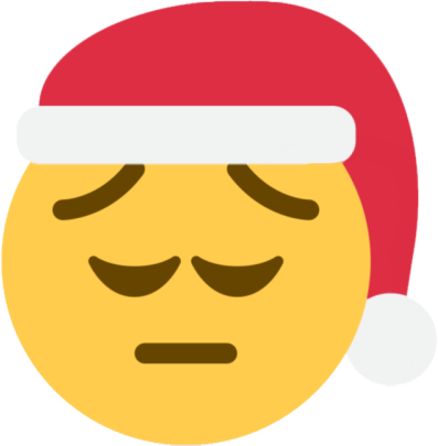 christmaspensive emote for Discord
