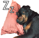 Sleeping_dog emote for Discord