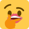 Blocky_think emote for Discord