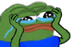 PepeCryHands emote for Discord