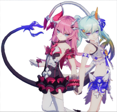 Lovely_Tails_Heart_Honkai emote for Discord