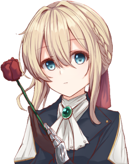 violetevergarden_rose emote for Discord