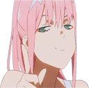 ZeroTwo_Finger emote for Discord