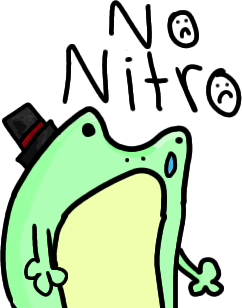 No_nitrosadface emote for Discord