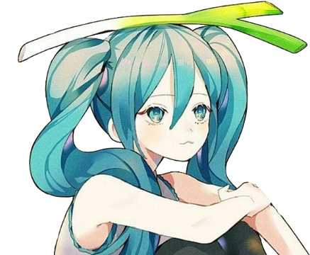 hatsune_miku_leek emote for Discord