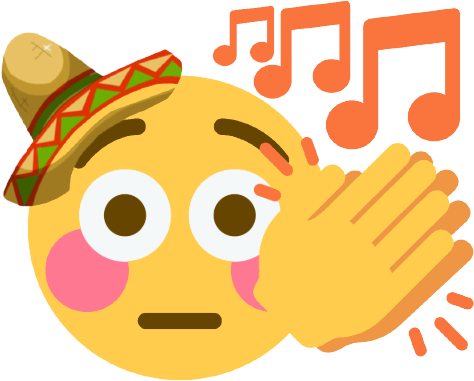 Mariachi_Flushed emote for Discord