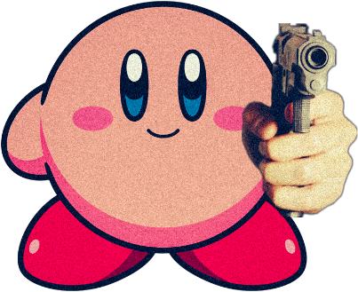 Kirby_Gun emote for Discord