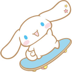 Cinnamonroll_sk8ing emote for Discord