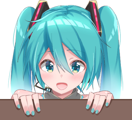 miku_spying emote for Discord