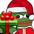 peepoSanta emote for Discord