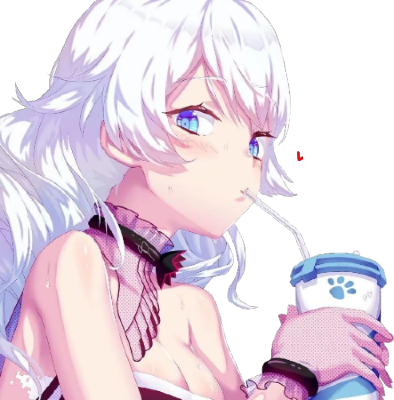 Kiana_Drinking emote for Discord