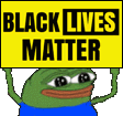 Peepo_BLM emote for Discord